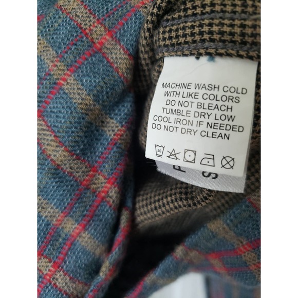 Carbon 2 Cobalt Double Cloth Flannel Men's Shirt - Picture 5 of 8